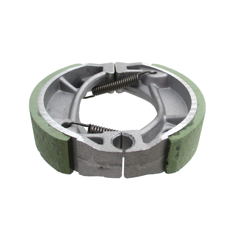 Front & Rear Brake Shoe Set (2-Pack) For Honda NC50 Moped (1976-1981 Models) - Caltric