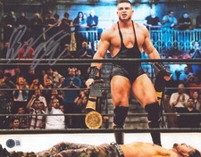 Brian Cage Signed 11x14 Photo BAS COA AEW ROH PWG Lucha Libre AAA Impact Auto 61