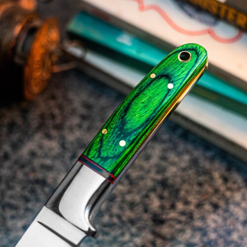 7.7" WILD BLADES CUSTOM HANDMADE HUNTING KNIFE COMBAT FIXED BLADE MILITARY - Picture 9 of 12