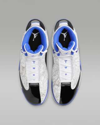 靴 nike air jordan dub zero game royal 28 Jordan Dub Zero White / Game Royal - Oct 2024 - 311046-140