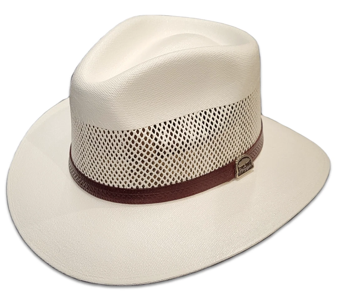 Straw Hat for Men & Women - Firm, Breathable -for Sun and Rain -Panama Fedora XL