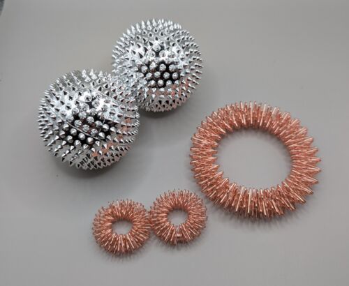 Akupressur Set 5 teilig, 2x Ringe 1x Armband 2x Akupressurkugeln DBT Skills - Bild 58 von 60