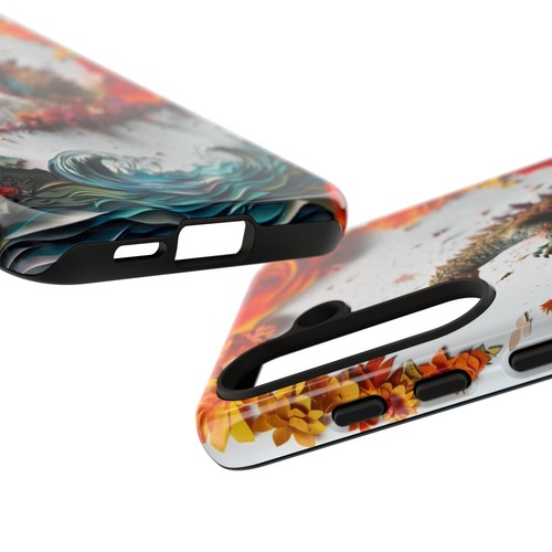 Phone Ink - Tough Case for iPhone Galaxy Pixel - Dino Monster Kaiju Paper Cut - Picture 117 of 191