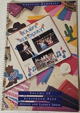 Creative Memories Scrapbook Page Design and Layout Idea Book Vol IV - 1998