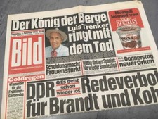 Bildzeitung BILD 06.02.1990 * zum 28. 29. 30. Geburtstag * DDR