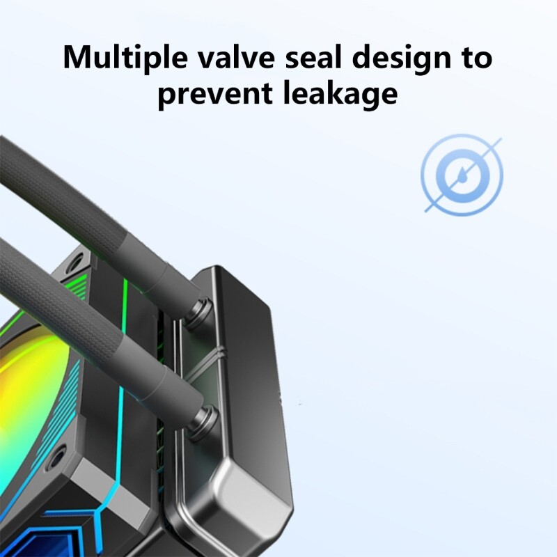 240 ARGB Liquid CPU Water Coolers with ARGB PWM Fan Computer Water