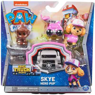 SKYE Hero PUP PAW Patrol, Big Truck Pups Skye 2.5-inch Action Figure COLOR PINK