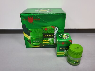 Eagle Brand Green Balm 0.7 oz (19.8g) - 12 bottles - 1 dozen - Dau Cu La Con O