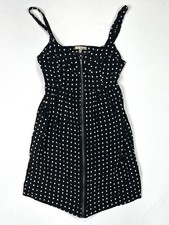 BeBop Mini Dress Women’s Medium Black Black Front Zipper