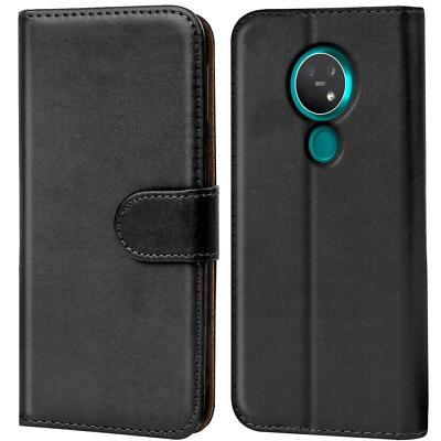 Handyhülle für Nokia 7.2 6.2 Hülle Premium PU Leder Flip Schutzhülle Etui Tasche