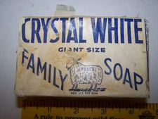 Vtg Colgate Palmolive Peets Crystal White Family Laundry Bar Soap NOS USA