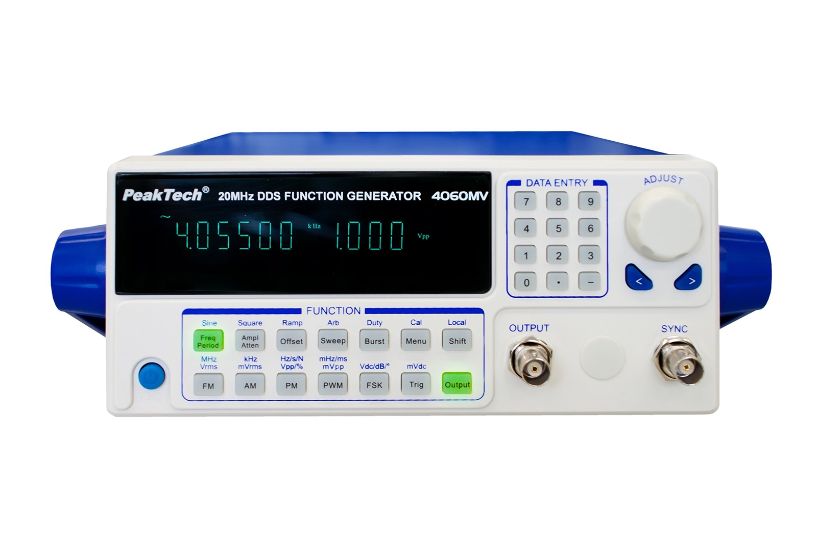 Peak Tech funzione generatore 10?hz  20 MHz con 10 W amplificatore di potenza/c
