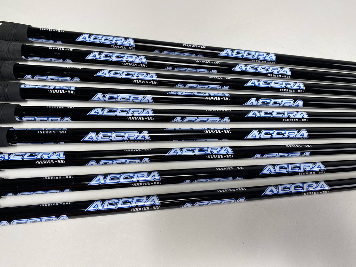 Accra iSeries 80i 80g Regular Iron Set of 9 Shafts 33.50''-37.75