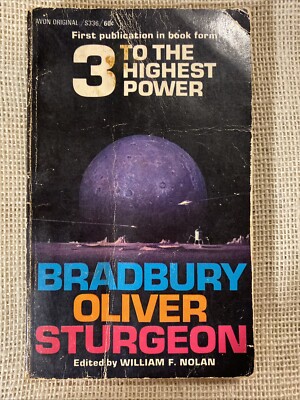 Ray Bradbury 3 To The Highest Power Science Fiction Paperback First Print 1968