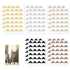 240 Pieces Photo Corners Self Adhesive Picture Corners for Scrapbooking, Phot...