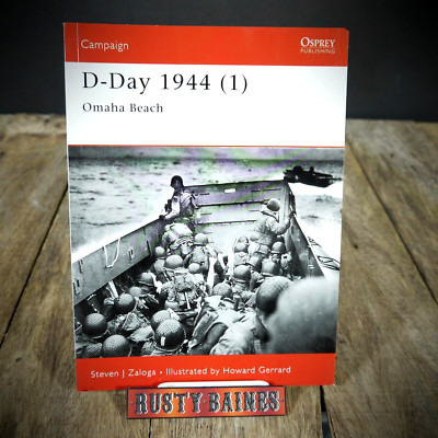 Osprey, D-Day 1944 (1) Omaha Beach, Veteran Signed, Softcover 2003