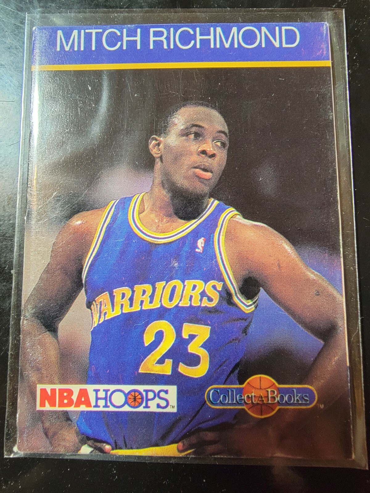 1990-91 Hoops CollectABooks Basketball #9 Mitch Richmond 