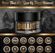 VENESUILA Shilajit Resin - Organic Shilajit Resin Rich in 85+ Trace Minerals
