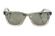 BCBGMAXAZRIA Women's B834 Transparent Black Green Sunglasses 49mm
