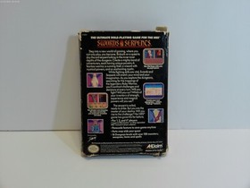 Swords & Serpents (NES) Game Cartridge, Box, Sleeve, Manual Tested