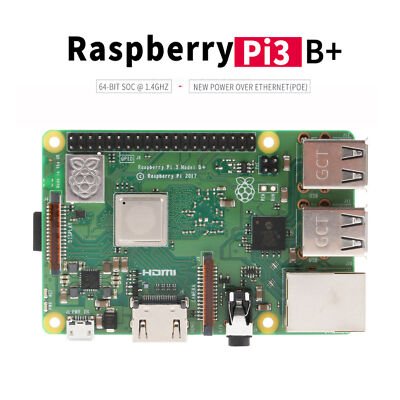 Raspberry Pi 3 Model B Plus 1.4GHz Quad Core 64Bit 1GB RAM (2018 Model)