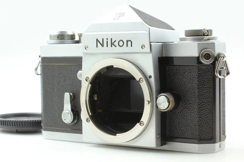 [Near MINT] Nikon F Eye Level 35mm SLR Silver Film Camera From JAPAN