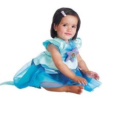 Disney Baby Ariel Costume Dress Disguise Infant Girls Size 12 - 18 Months New 