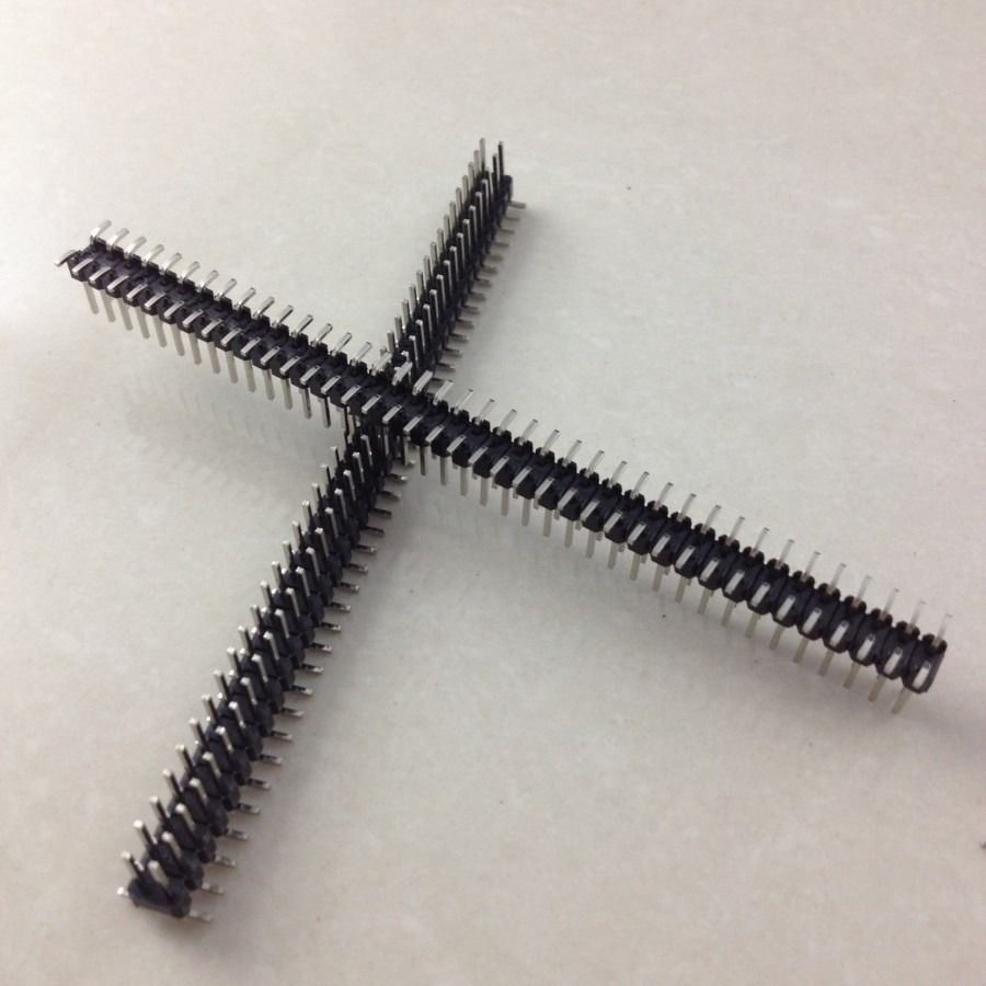 3 Pièces Embase Connecteur Femelle 2x20 Broches 2,54mm - Bande Connecteur Planche à Pain RPi PCB