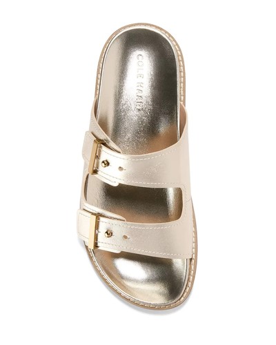 Cole Haan Women's Marisol Footbed Sandal Soft Gold LTR Size 8B W32385 - Picture 4 of 9