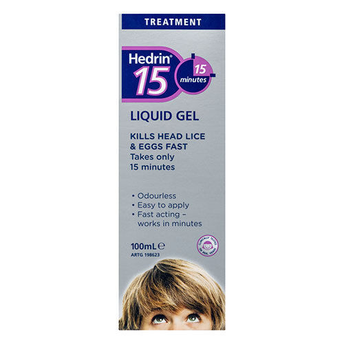 Hedrin 15 Lice Treatment Liquid Gel 100ml For Sale Online Ebay