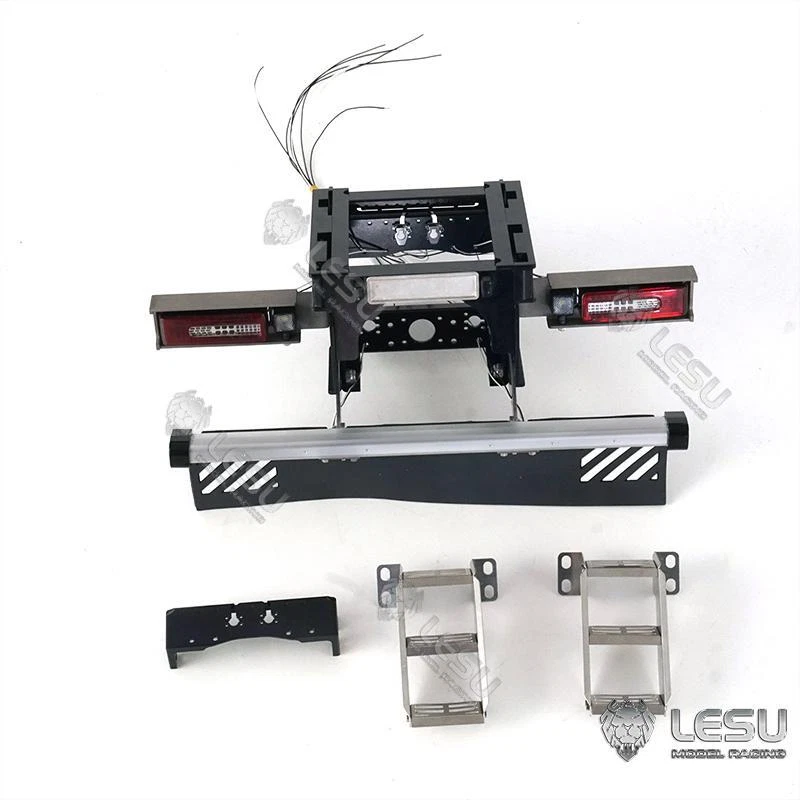 LESU Metal Rear Beam Bumper Light For 1/14 For TAMIYA  Tractor Truck DIY Model - Image 2 of 4