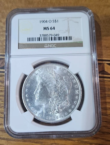1904-O  MORGAN Silver Dollar, NGC MS-64! NO RESERVE