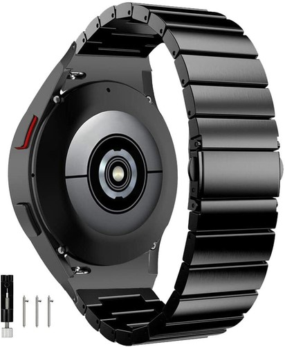 Pulsera de acero inoxidable con correa de metal para reloj Samsung Galaxy cadena de reloj 4/5/6 - Imagen 41 de 61