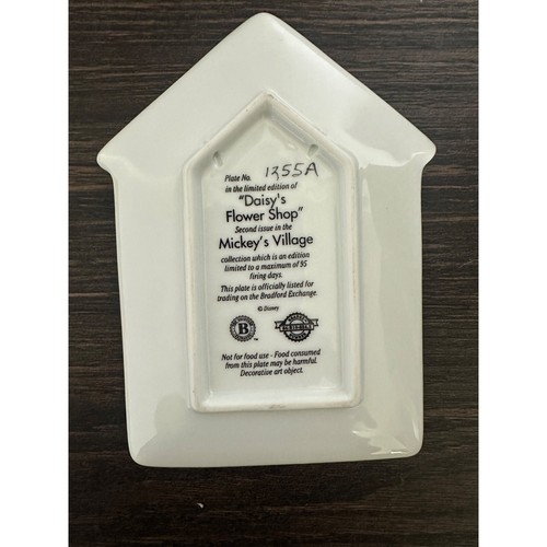 Plato Disney Bradford Exchange Daisy's Flower Shop Edición Limitada - Imagen 2 de 3