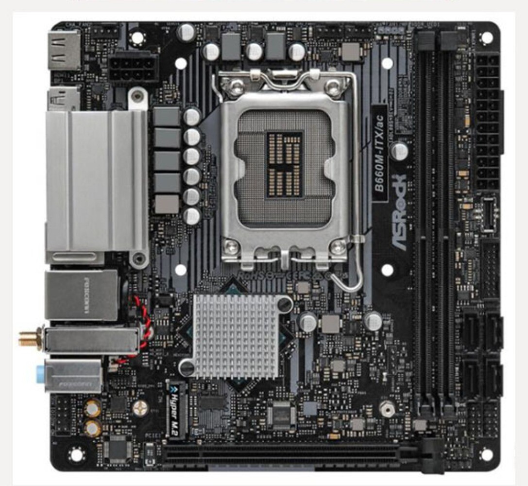 ASRock マザーボード B660M-ITX/ac