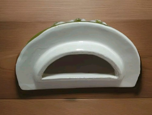 Porcelain Hand Painted 37/76 Italy LAVABO WALL HANGING PLANTER FAUCET White Gree - Picture 12 of 22