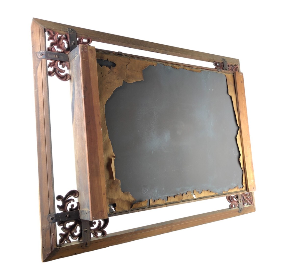 1960年代 Turnerウォールアクセサリー 壁掛け3Dウッドフレーム Vintage Turner Wall Mirror Wood Framed Shadow Box Curio