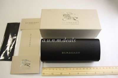 Burberry‎ House Check Hard Eye/Sunglass Case w/ Cleaning Cloth Italy Gold Logo Burberry Sunglasses Case And Box And Cleaning Cloth unisex  main image 3