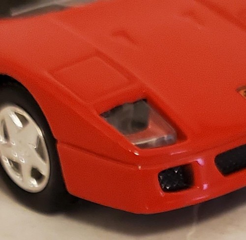 Maisto rot Ferrari F40 Rückzug/Reibung Modell Auto Druckguss 1:39 lose (GG) - Bild 9 von 16