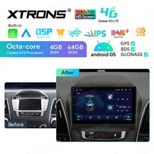 XTRONS 10,1" für HYUNDAI IX35 Autoradio Android 14 8-Kern 4GB+64GB GPS Navi DSP