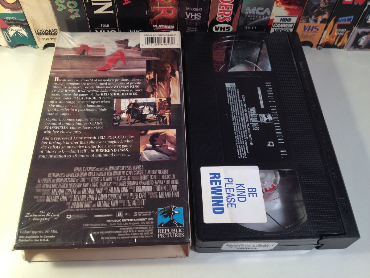 Weekend Pass: Red Shoe Diaries 5 Thriller VHS 1995 Zalman King | eBay