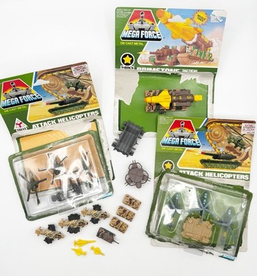 Kenner 1989 Mega Force V-Rocs Triax Lot 20+ Missile Tanks Helicopters Bombers