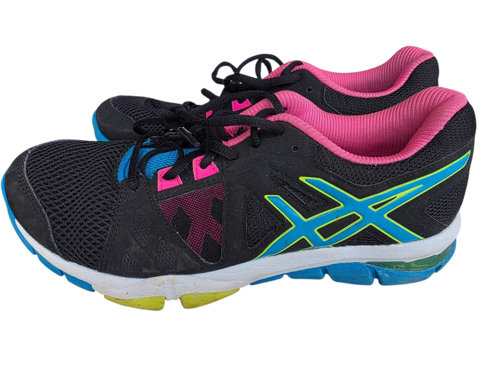 ASICS Women's Sz 8.5/Euro 40 Training Gel Craze Fluid Axis Fluorescent 