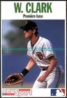 Will Clark #4 1992 NewSport French Magazine card