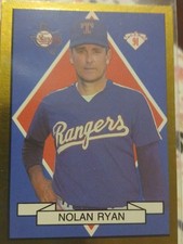 Nolan Ryan 1991 American Sports Monthly Gold Foil Card