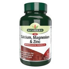 Image of Calcium Magnesium Zinc Supplement Bone, Teeth, Muscle & Immune Support 90T