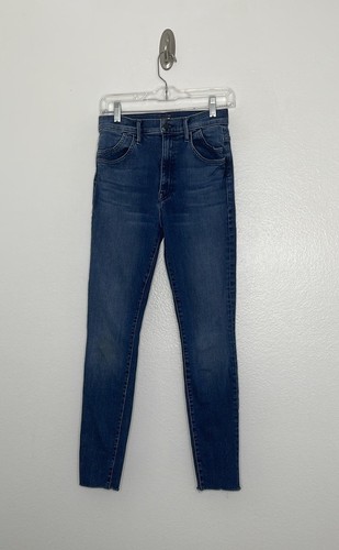 MOTHER The Stash Swooner Ankle Fray In Chick Flick Size 27