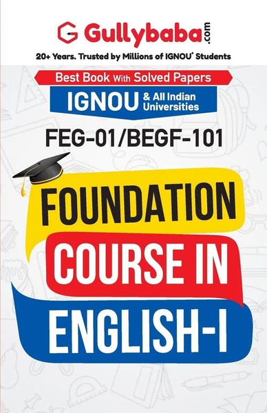Gullybaba. Com Panel | FEG-01/BEGF-101 Foundation Course In English-I | Buch-image