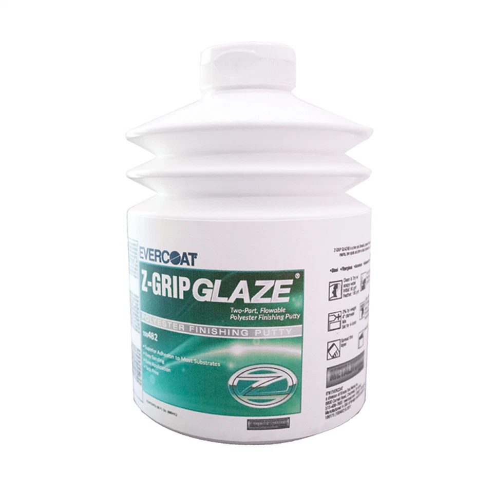 FIB.482 Fibre glass Evercoat Z-Grip Glaze&reg 100482 Putty, 30 oz, Liquid