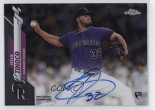 2020 Topps Chrome Rookie Auto Jesus Tinoco #RA-JT Auto 6fs